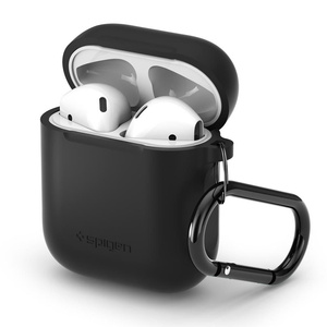 Telefontok SPIGEN Apple Airpods fekete fekete fekete tok