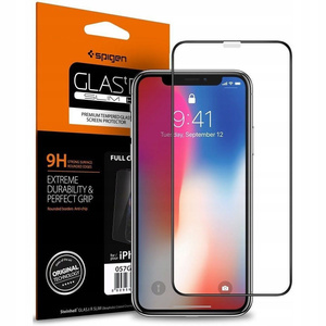 SPIGEN Iphone 11 / Xr Glas.Tr Hd Vollverklebung Schwarz