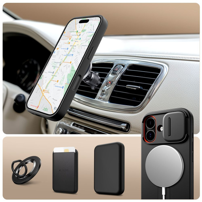 TECH-PROTECT KEVLAR AURA MAGSAFE IPHONE 17 BLACK