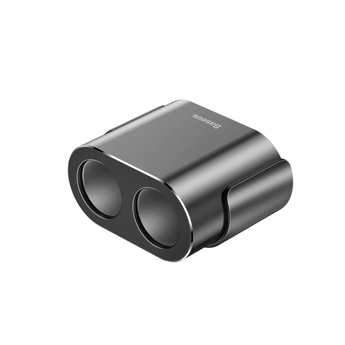 Baseus CRDYQ-01 Splitter 2x Zigarettenanzünder 80W 2x USB-A 3.1A - Schwarz
