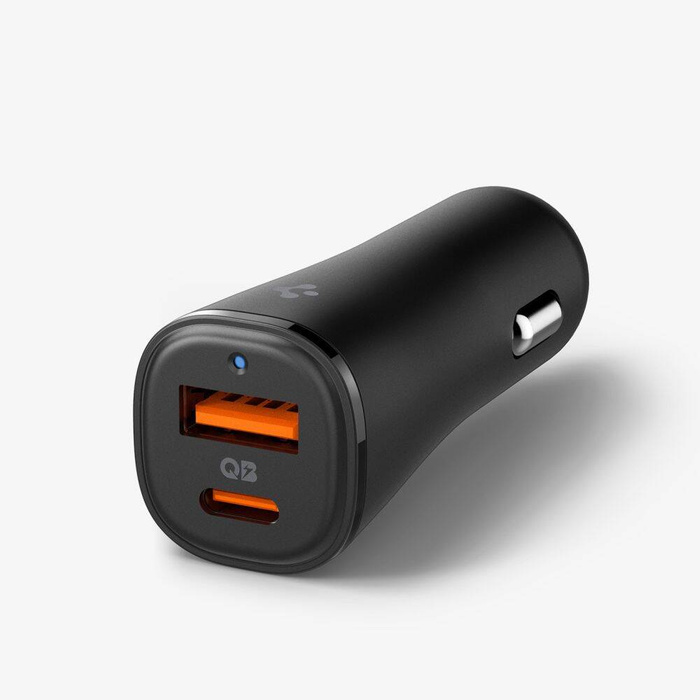 Charger Spigen EV482 ARCSTATION ESSENTIAL CAR CHARGER 48W BLACK
