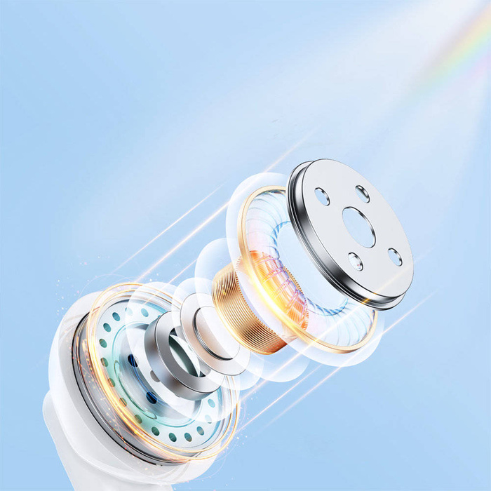 Bezdrátová sluchátka Joyroom TWS ENC vodotěsná IPX4 Bluetooth 5.3 bílá (JR-TL11)