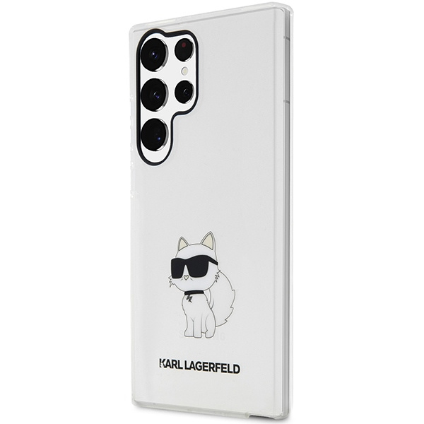 Obal Karl Lagerfeld Klhcs23lhnchtct S23 Ultra S918 Transparent Hardcase Ikonik Choupette Case