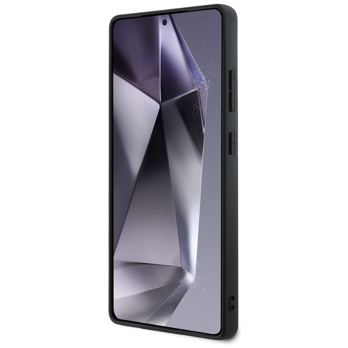 Hülle BMW Leder strukturiert und glatt MagSafe für Samsung Galaxy S25 Ultra schwarz