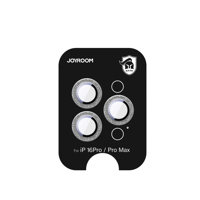 Joyroom JR-MSF0304 protective glass for iPhone 16 Pro/16 Pro Max lenses - silver