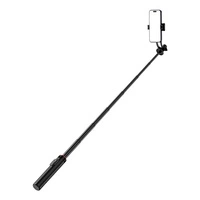Selfie stick WC1Y2S 1.3m aluminum alloy telescopic tripod with phone holder - black
