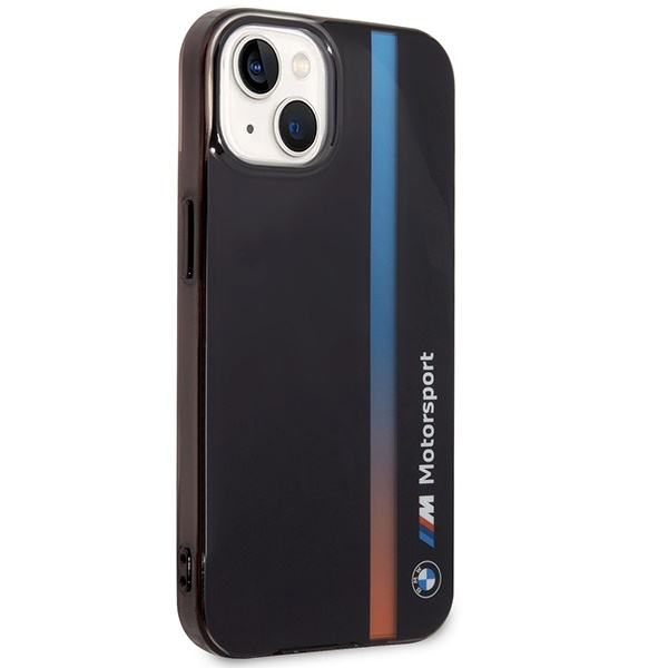 Cover BMW BMHCP14S22HVGV iPhone 14 6,1" nero/nero IML Tricolor Stripe