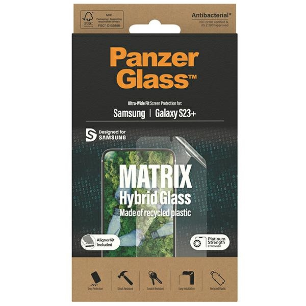 PanzerGlass Matrix Sam S23 Plus S916 Screen Protection 7319 s polohovacím zařízením