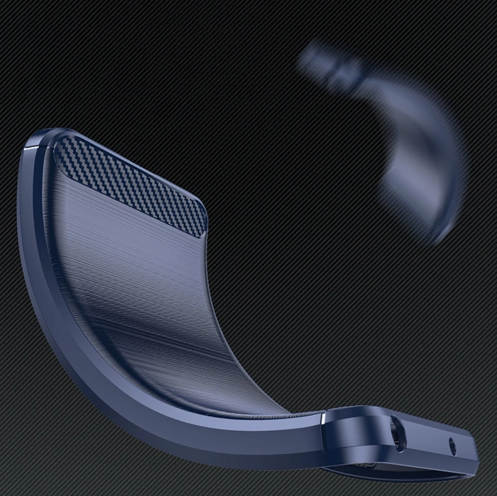 Carbon Case Silikonhülle für Samsung Galaxy S24 FE - blau