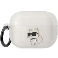 Coque Karl Lagerfeld KLAP2HNCHTCT housse Airpods Pro 2 transparente Ikonik Choupette Case