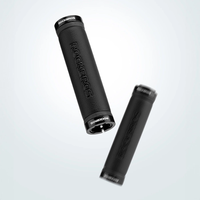 Rockbros 40210003001 Mikrofaser-Fahrradlenkergriffe – Schwarz