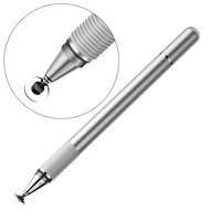 Baseus Golden Cudgel Double-sided Capacitive Stylus with Precision Disc and Gel Pen silver (ACPCL-0S)