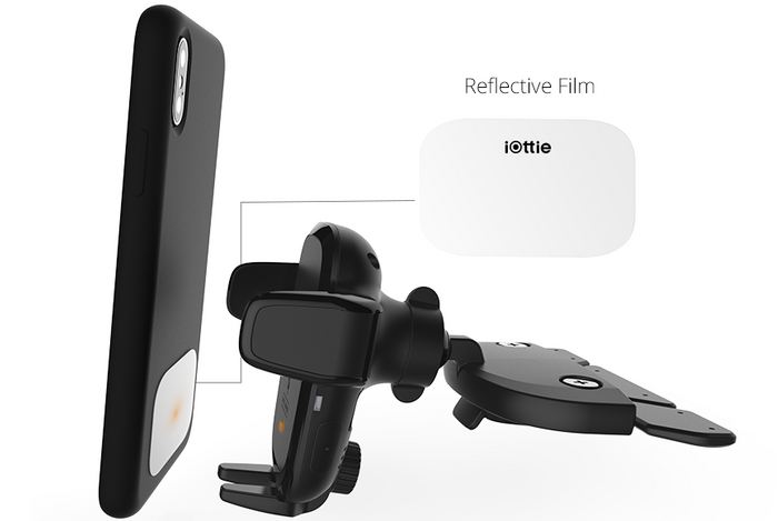 iOttie Auto Sense Wireless CD Slot / Air Vent Support Car avec chargement sans fil