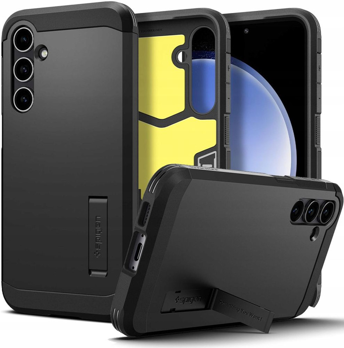 Cover Spigen Tough Armor Galaxy S23 FE Nero Case