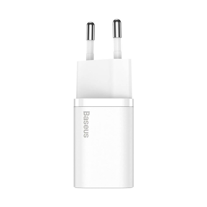 Chargeur mural rapide Baseus Super Si 1C USB Type C 30 W Power Delivery Quick Charge blanc (CCSUP-J02)