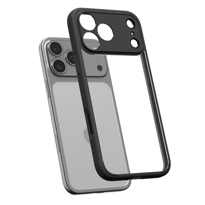 Funda Spigen IPhone 17 PRO MAX Ultra Hybrid MATTE NEGRO