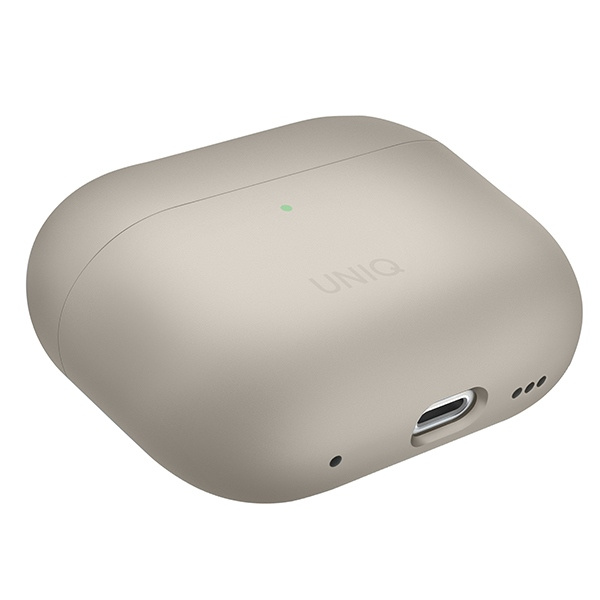 Custodia Uniq Lino AirPods Pro 2 gen Silicone beige/beige avorio