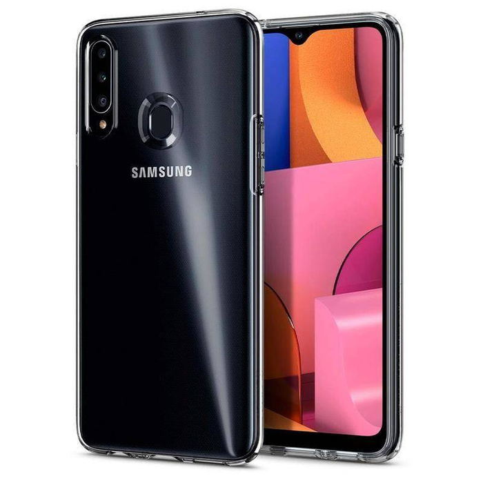 Pouzdro SPIGEN Tekuté krystaly Galaxy A20s Crystal Clear