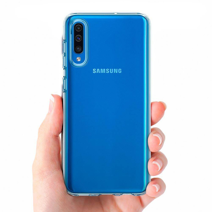 Pouzdro SPIGEN Sgp Liquid Crystal Samsung Galaxy A30s A50 A50s Čiré průhledné pouzdro