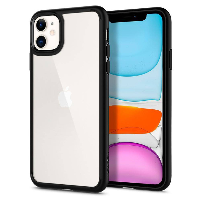 Telefontok SPIGEN iPhone 11 Ultra hibrid fekete fekete fekete tok Apple
