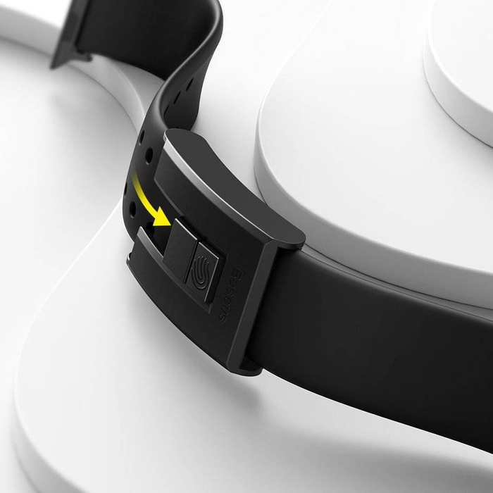 Náramek Baseus Slip-Thru pro Apple Watch 3/4/5/6 / SE 38 mm / 40 mm černý (LBWSE-01)