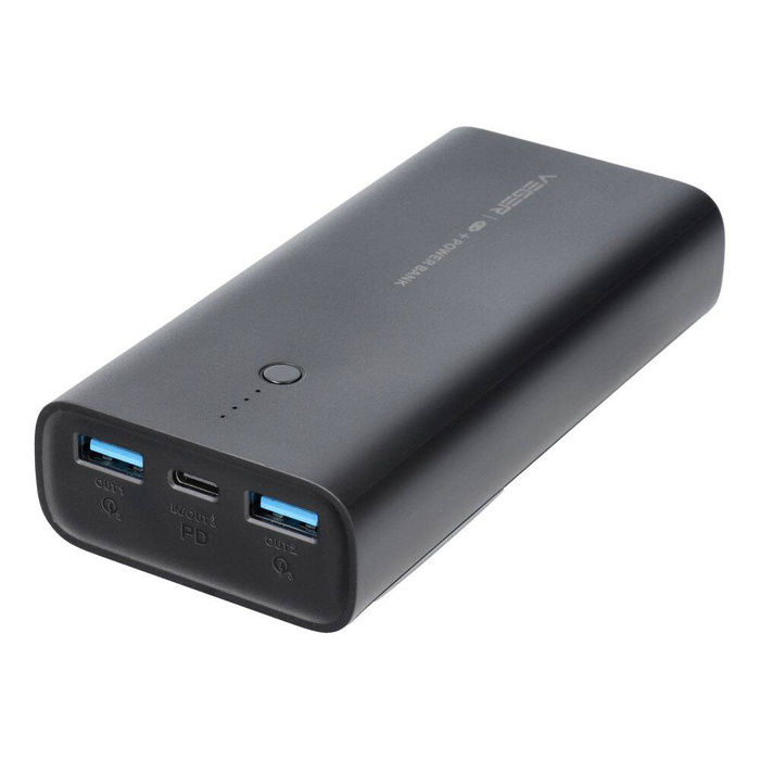 Powerbank Veger ACE100 (W1146) PD QC3.0 20W 10000 mAh czarny
