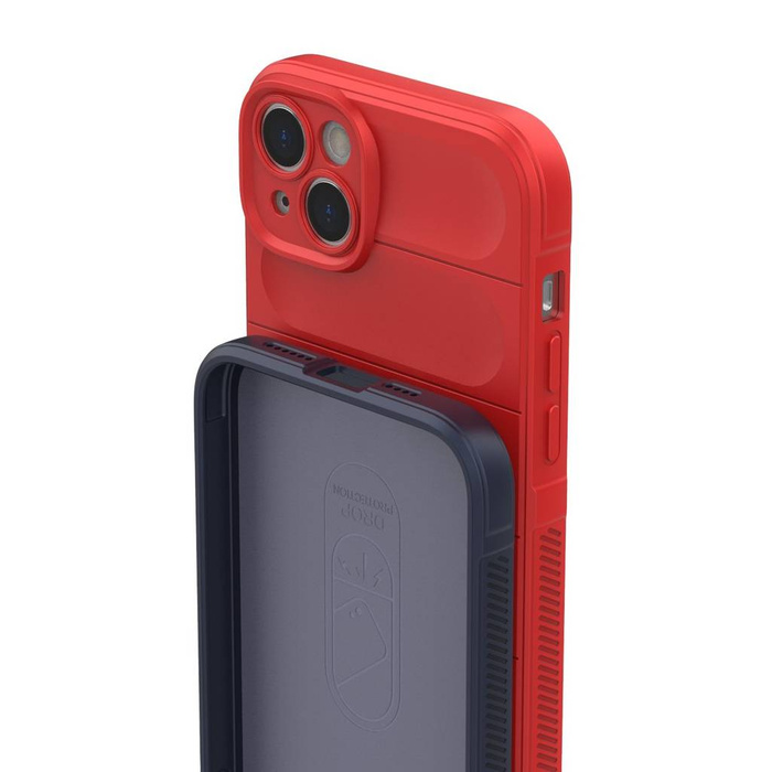 Obal Magic Shield Case Obal Pro iPhone 14 Plus Flexibilní pancéřový kryt Tmavě modrá Case