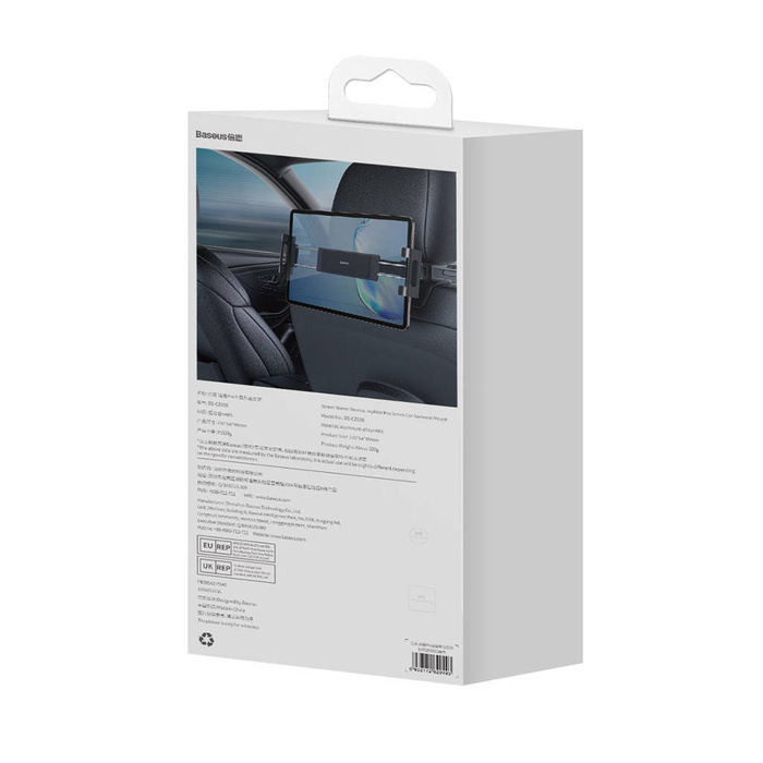 Baseus JoyRide Pro reposacabezas soporte para teléfono/tableta de coche negro