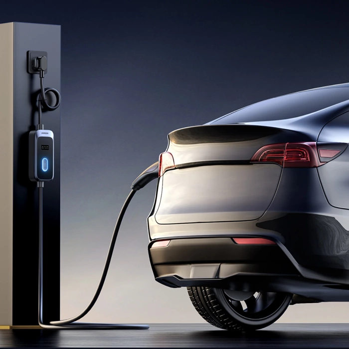 Ugreen EV708 Elektroauto-Ladekabel 32A 22kW 5m IP55 - Schwarz