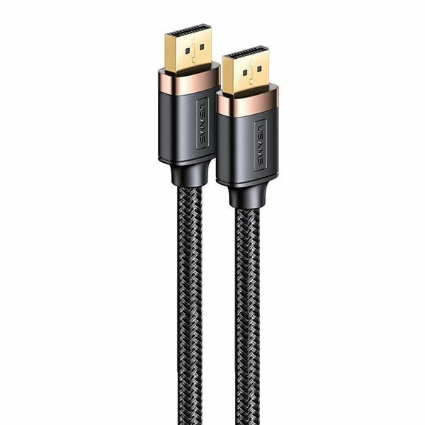 USAMS Kabel DP - DP U74 2,0 m černá / černá 4K HD SJ531HD01 (US-SJ531)