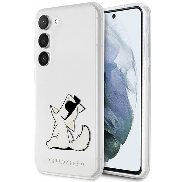 Funda Karl Lagerfeld KLHCS23MCFNRC S23 Plus S916 transparente durocase Choupette Fun Case