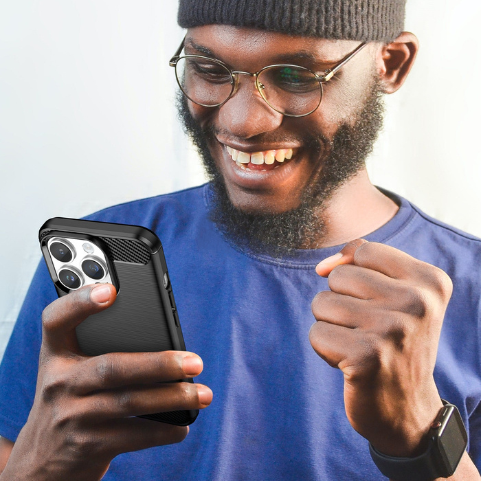 CARBON CASE IPHONE 14 PRO MAX BLACK