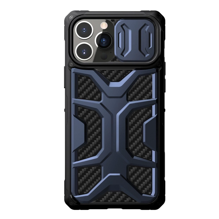 Etui Nillkin Adventurer Case etui do iPhone 13 Pro pancerny pokrowiec z osłoną na aparat niebieski