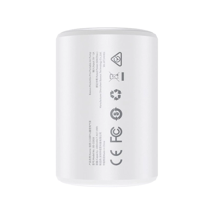 Baseus kompresor PocketGo Pro Series Portable Air Pump Stellar White