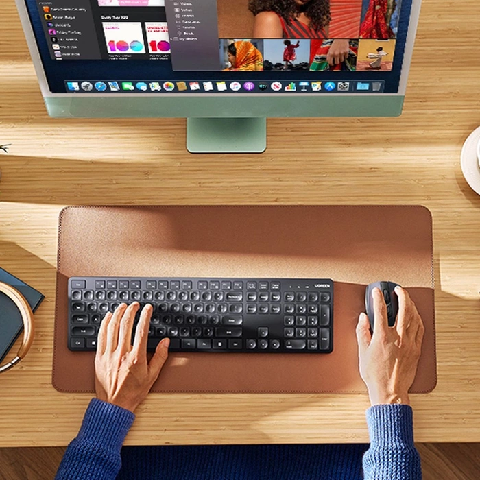 Ugreen KU004 90250 2,4 GHz kabellose Tastatur für Windows/MacOS – Schwarz