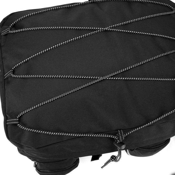 Bolsa de bicicleta espaciosa Wozinsky 60 l para el maletero (cubierta de lluvia incluida) negro (WBB13BK)