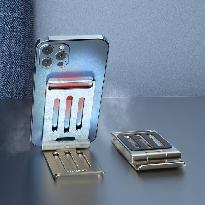 Soporte plegable Dudao F14 para teléfono gris