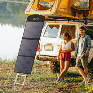 Choetech Faltbares Solarladegerät 120W 1 x USB Typ C / 2 x USB Typ A (SC008)