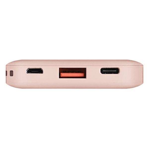 Uniq Powerbank Fuele mini 8000mAh USB-C 18W PD Charge rapide rose/rose
