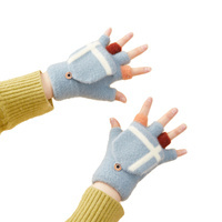 Gants téléphoniques hiver femme/enfant - bleu