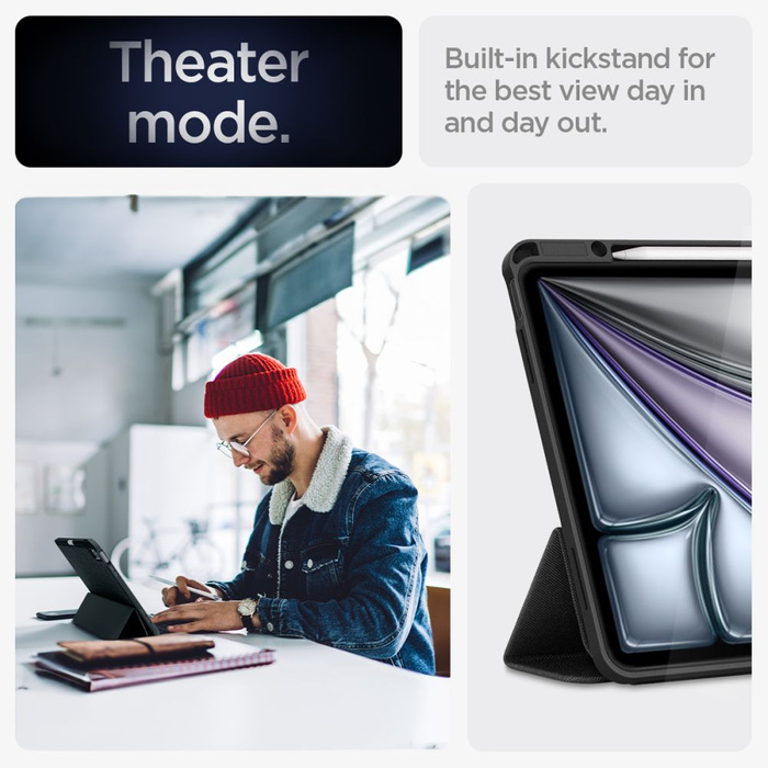 Spigen IPad URBAN FIT AIR 13 2024 SCHWARZ