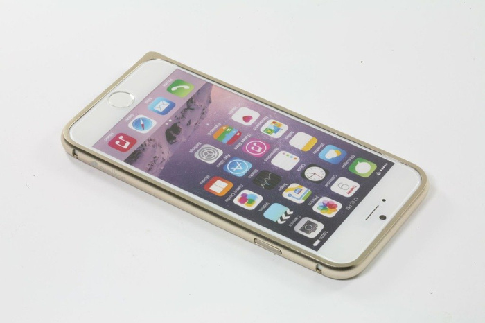 Cover iPhone 6 6S MELKCO Metal Bumper Oro