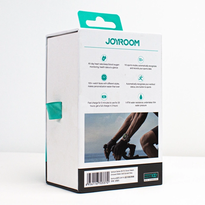 Joyroom Venture Series JR-FV1 Smartwatch mit Anrufannahmeoption – Grau