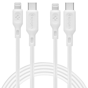 Cable Spigen DURASYNC MFI LIGHTING CABLE 2-PACK 100CM WHITE