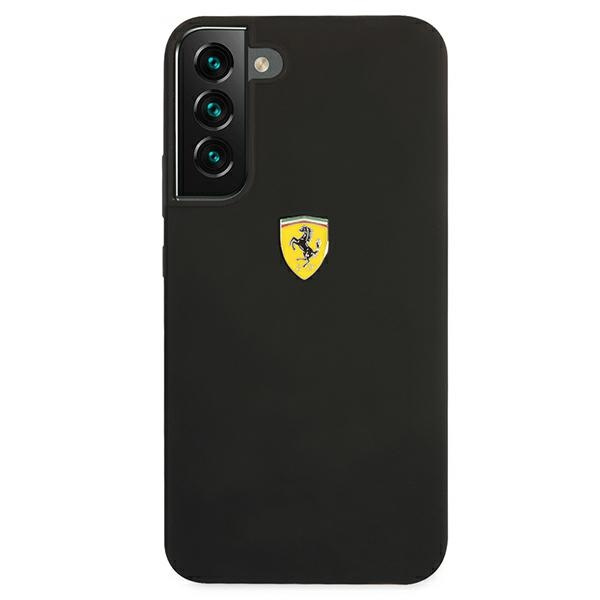Case FERRARI Samsung Galaxy S22 Plus On Track Silicone Black Hardcase