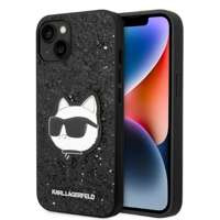 Karl Lagerfeld KLHCP14MG2CPK iPhone 14 Plus 6,7" black/black hardcase Glitter Choupette Patch
