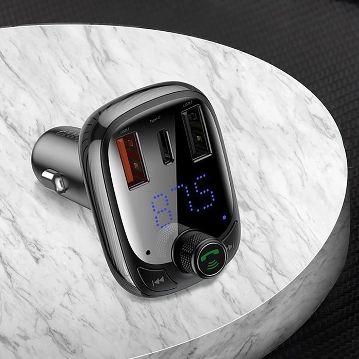 Bluetooth-Sender / Autoladegerät Baseus S-13 (Overseas Edition) – Schwarz