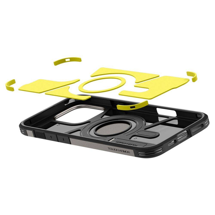 Funda Spigen Tough Armor Mag MagSafe IPhone 16 PRO MAX GUNMETAL