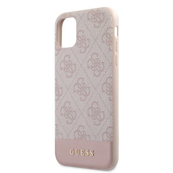  GUESS   11 4G Stripe Collection Pink Hardcase