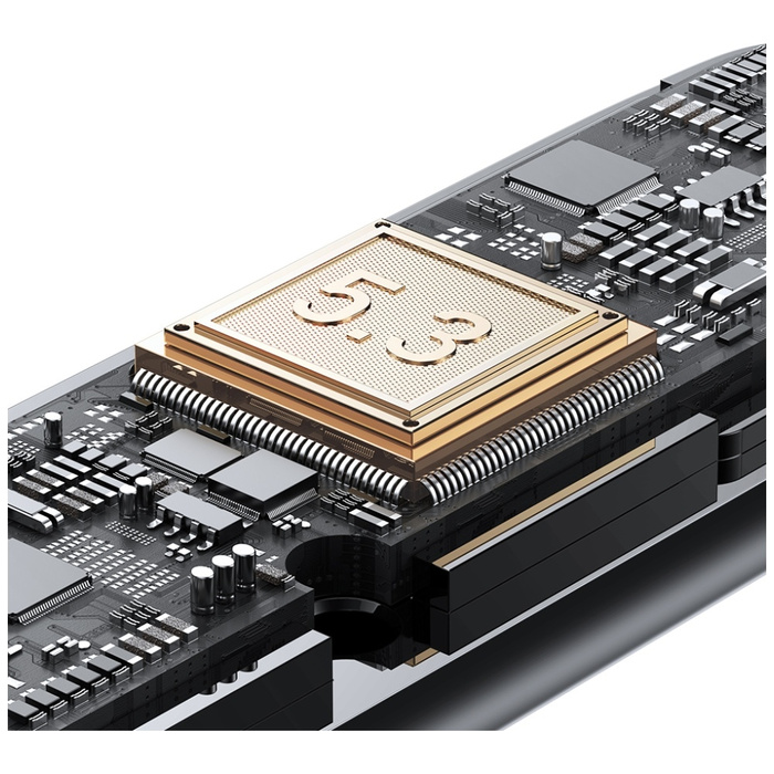 USAMS Słuchawki Bluetooth 5.3 IF27 bezprzewodowe douszne biały/white